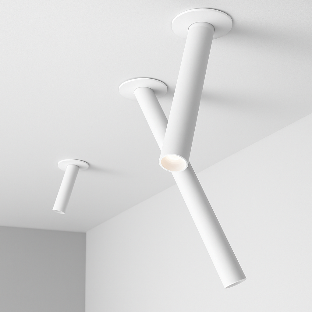 Spot LED in tubo orientabile Moderno