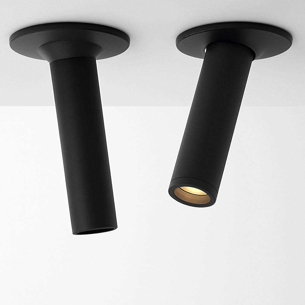 Spot LED in tubo orientabile Moderno