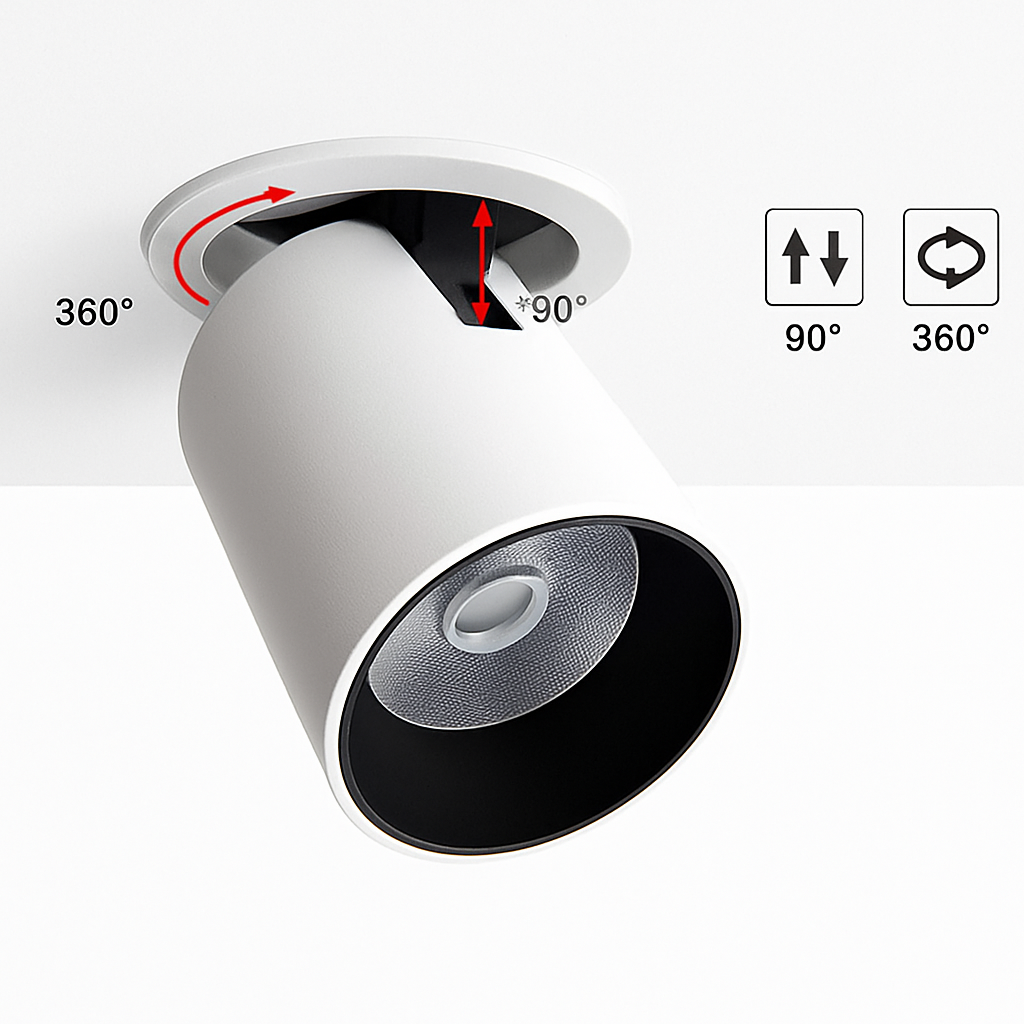 Spot LED orientabile design Nordic