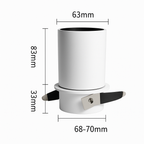 Spot LED orientabile design Nordic