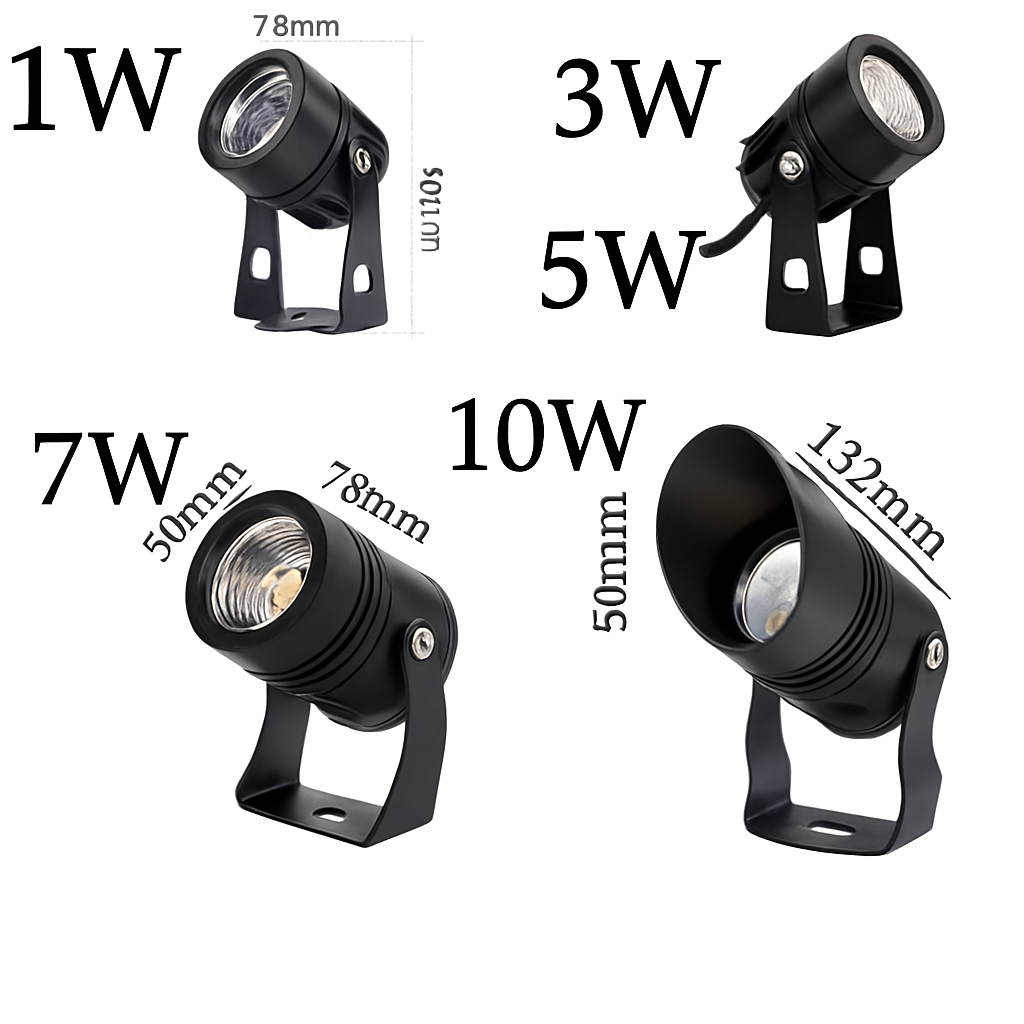 Faretto LED impermeabile conforme alla norma IP65