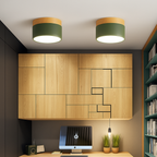 Faretto moderno a LED in legno e metallo colorato Allan