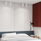 Spot LED moderno a forma di tubo dorato Grover