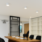 Faretto moderno LED rotondo e incassato in metallo Lory