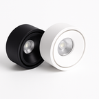 Faretto moderno LED rotondo e incassato in metallo Lory