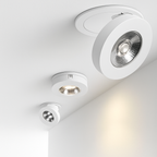 Spot moderno LED rotondo e orientabile Slim