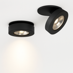 Spot moderno LED rotondo e orientabile Slim