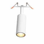 Spot plafoniera a LED tubo direzionale bianco o nero