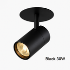 Spot plafoniera a LED tubo direzionale bianco o nero