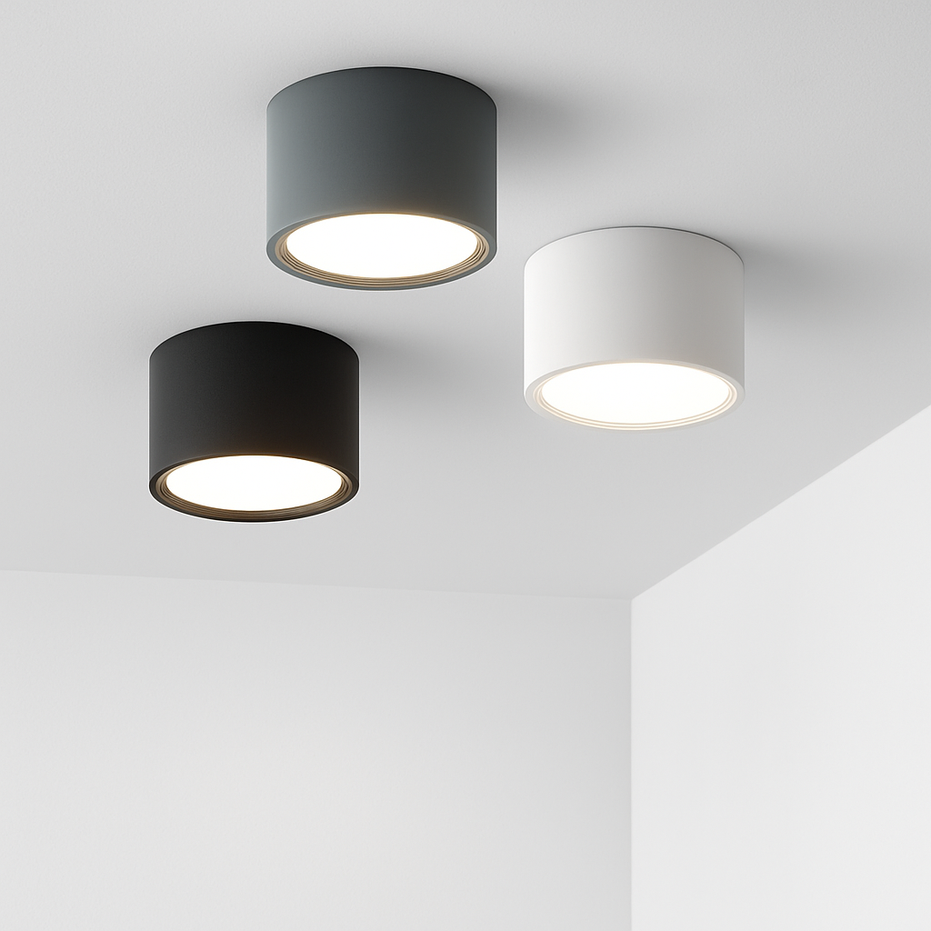 spot rotondo montato a superficie nordico Led piccolo proiettore corridoio ingresso luce vialetto luce illuminazione interna