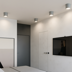 spot rotondo montato a superficie nordico Led piccolo proiettore corridoio ingresso luce vialetto luce illuminazione interna