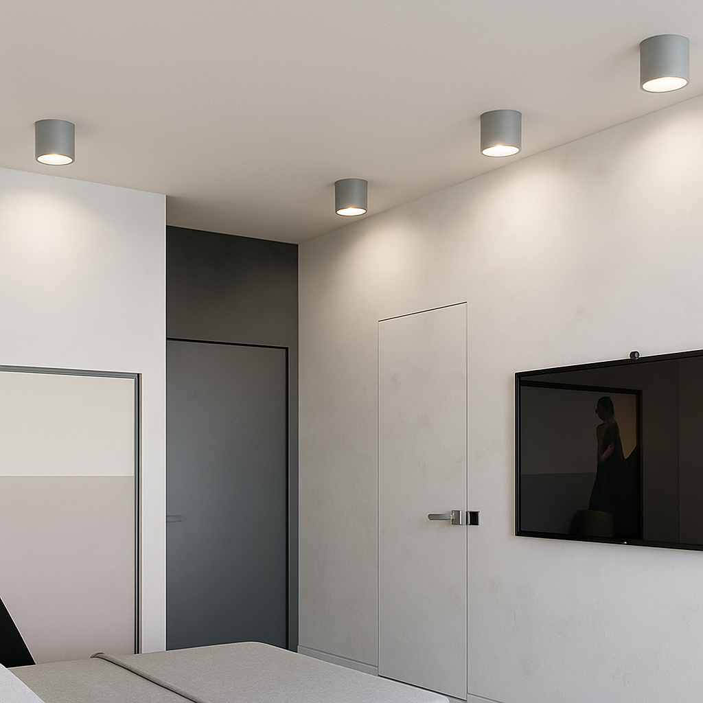 spot rotondo montato a superficie nordico Led piccolo proiettore corridoio ingresso luce vialetto luce illuminazione interna