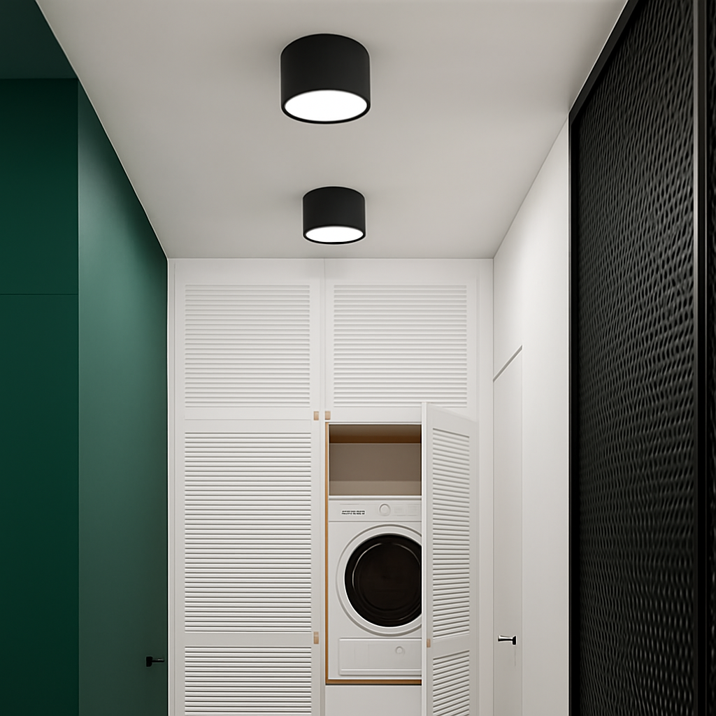 spot rotondo montato a superficie nordico Led piccolo proiettore corridoio ingresso luce vialetto luce illuminazione interna