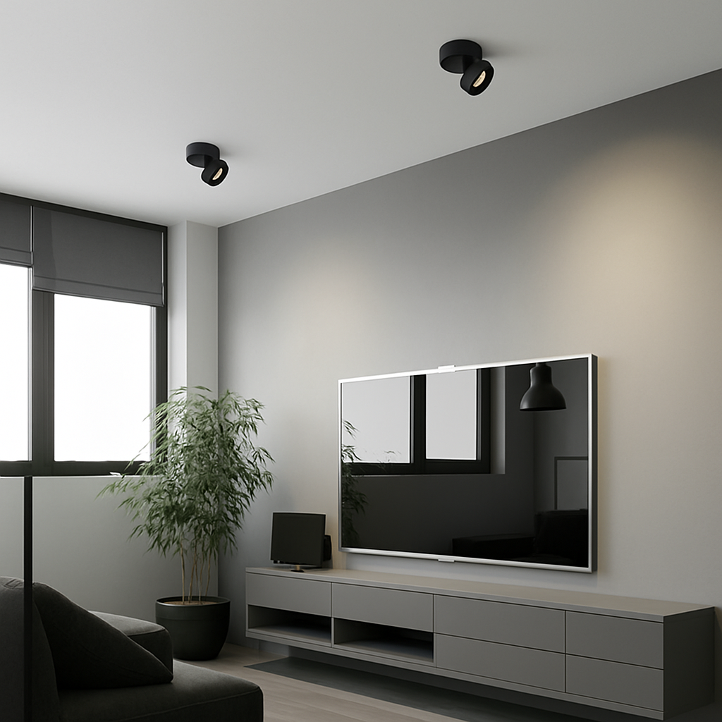 Spot LED design rotondo orientabile