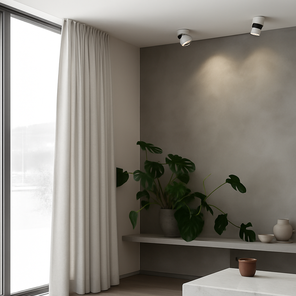Spot LED design rotondo orientabile
