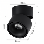 Spot LED design rotondo orientabile