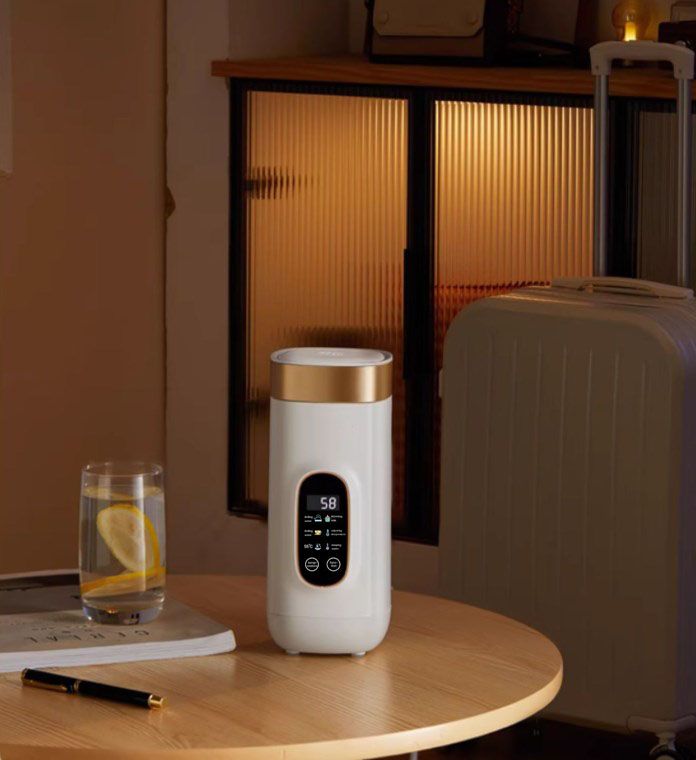 Bicchiere da viaggio elettrico riscaldabile – Bicchiere portatile per bevande calde