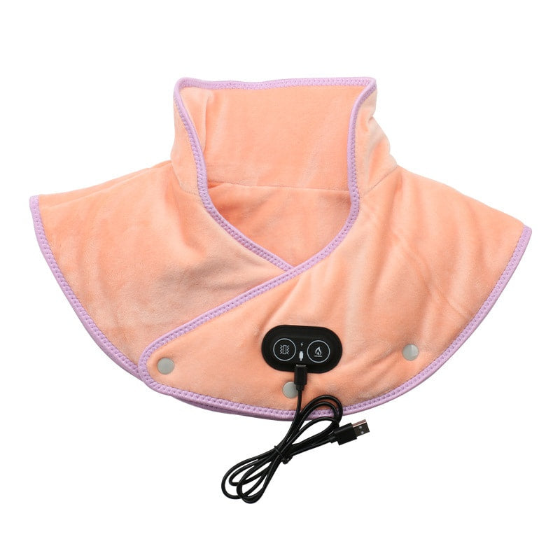 Cuscino Elettrico per Massaggio al Collo e Spalle con Calore e Vibrazione