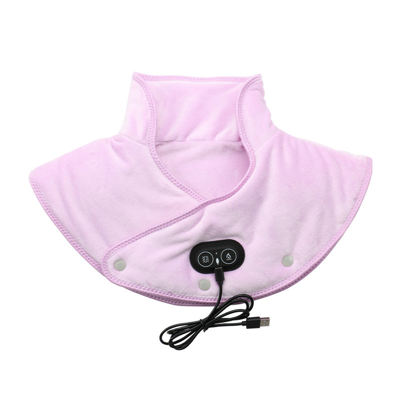 Cuscino Elettrico per Massaggio al Collo e Spalle con Calore e Vibrazione