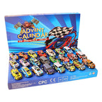 Calendario dell'Avvento RaceJoy | Conto alla rovescia festivo di 24 giorni con auto da corsa per bambini