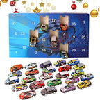 Calendario dell'Avvento RaceJoy | Conto alla rovescia festivo di 24 giorni con auto da corsa per bambini