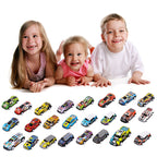 Calendario dell'Avvento RaceJoy | Conto alla rovescia festivo di 24 giorni con auto da corsa per bambini