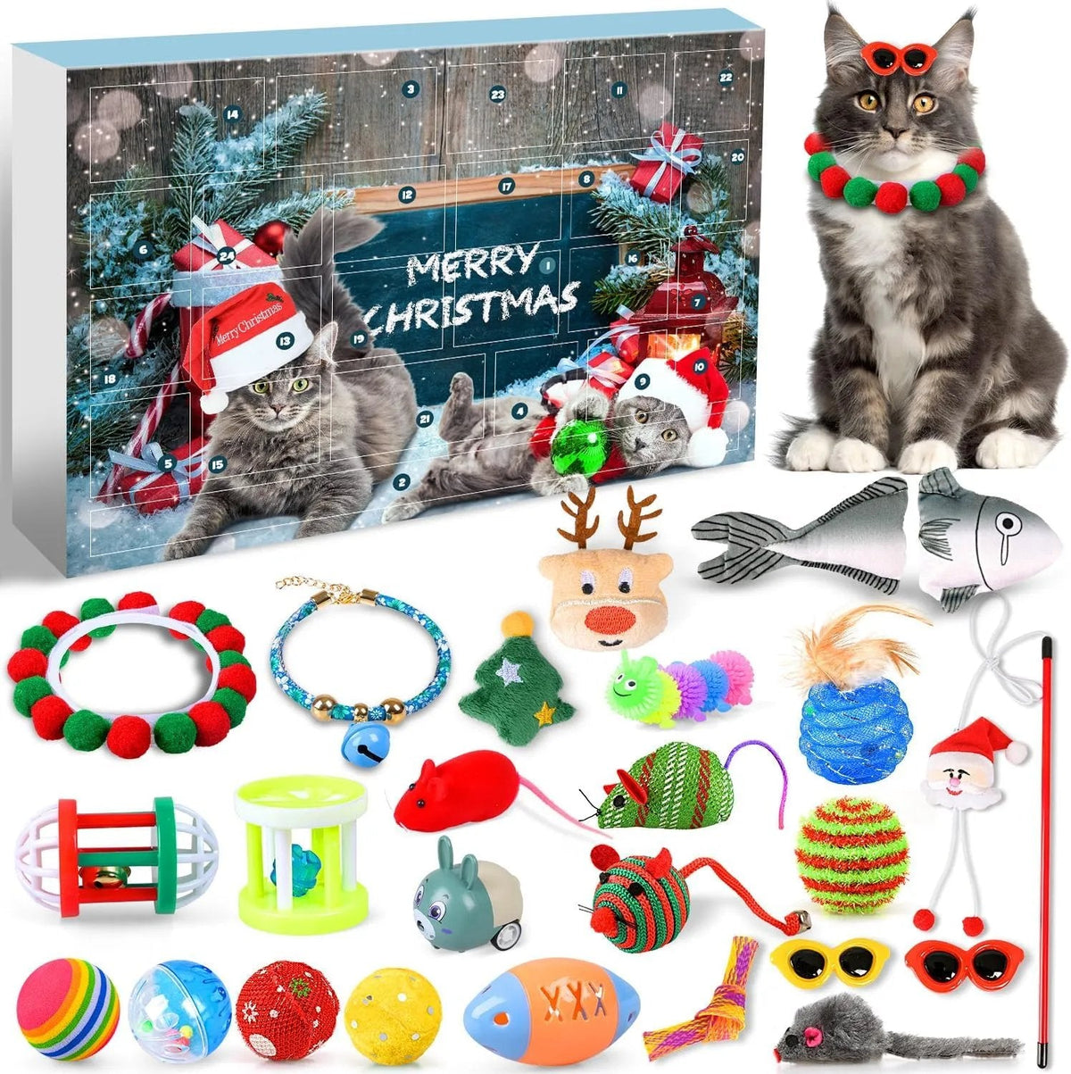 Pawfect | 2025 Calendario dell'Avvento per Gatti e Cani