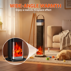 PTC Stufa 2000W con Umidificatore – Riscaldamento Elettrico 2-in-1