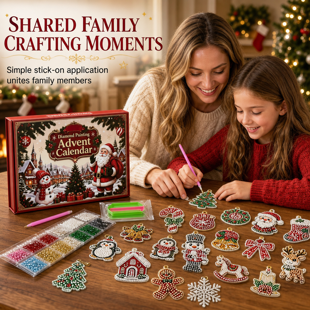 DIY Ornamenti di Natale Calendario dell'Avvento 2026 – 24 Giorni