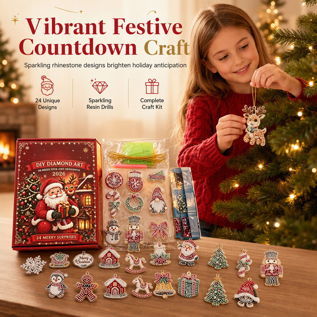 DIY Ornamenti di Natale Calendario dell'Avvento 2026 – 24 Giorni