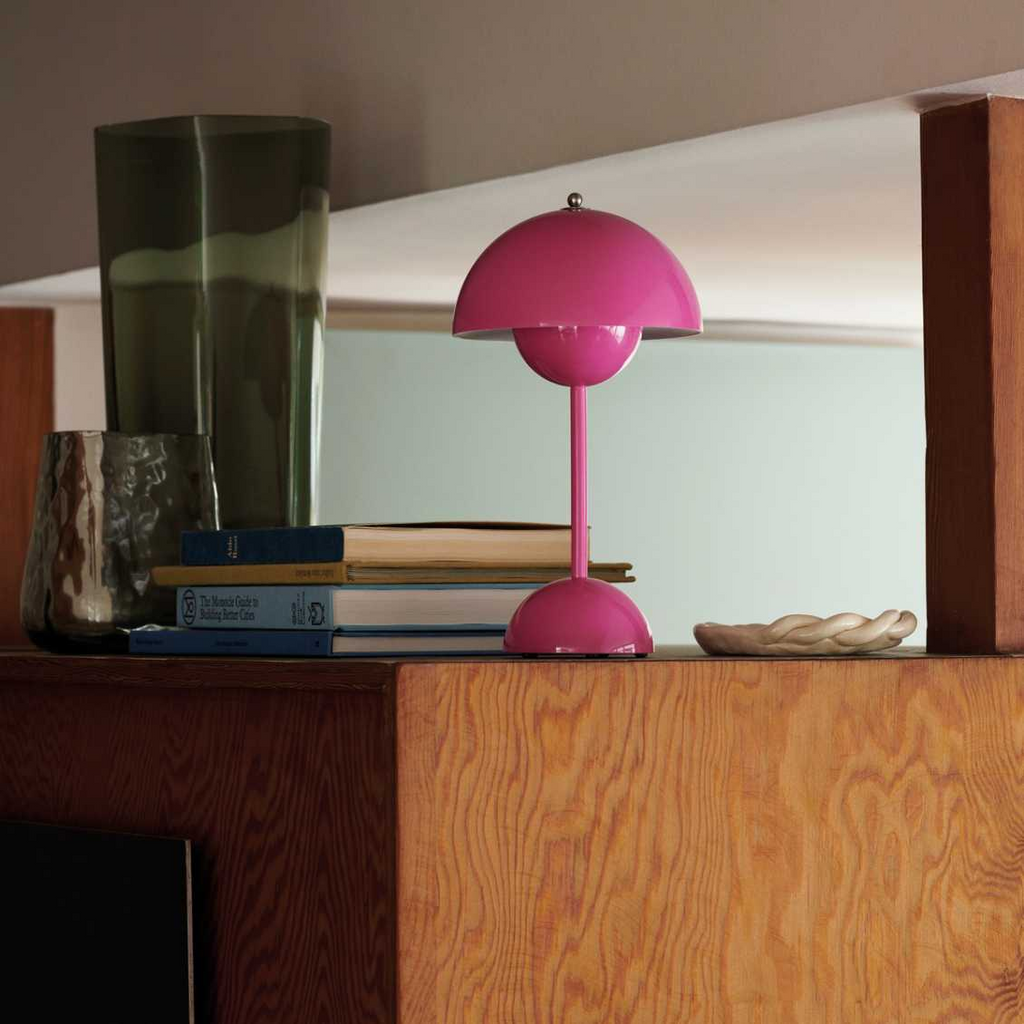 Lampada da Tavolo Retro a Forma di Fungo