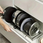 STABLECHEF – Organizzatore da Cucina in Metallo Regolabile con Grip Sicuro