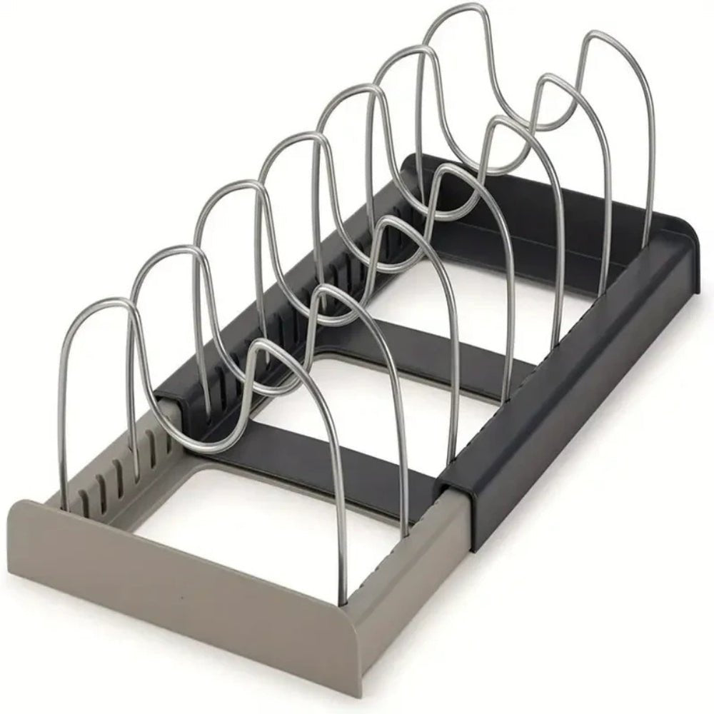 STABLECHEF – Organizzatore da Cucina in Metallo Regolabile con Grip Sicuro