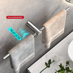 Barra Porta Asciugamani da Bagno Regolabile in Acciaio Inossidabile Porta Asciugamano Singolo