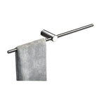 Barra Porta Asciugamani da Bagno Regolabile in Acciaio Inossidabile Porta Asciugamano Singolo
