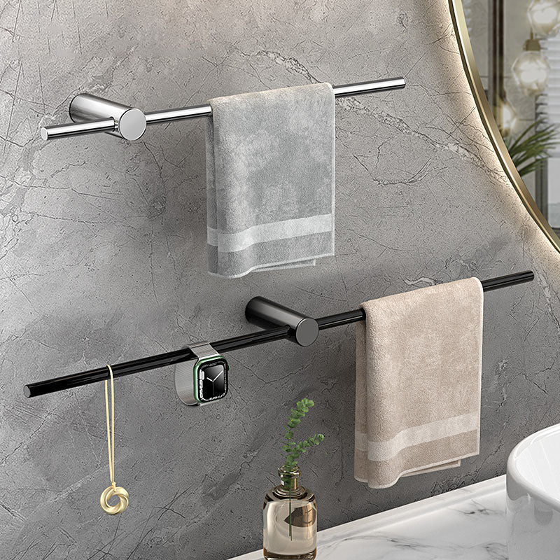 Barra Porta Asciugamani da Bagno Regolabile in Acciaio Inossidabile Porta Asciugamano Singolo