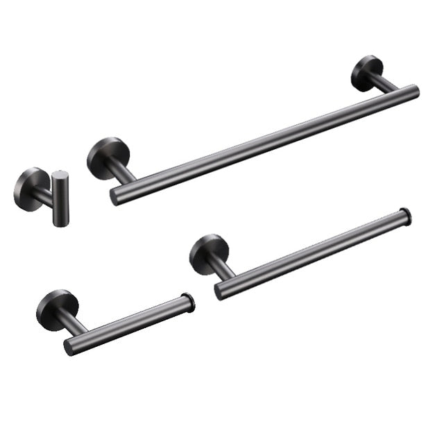 Set di Accessori per Bagno in Acciaio Inossidabile - Porta Asciugamani