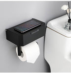 Porta Asciugamani in Acciaio Inossidabile Scatola per Carta Igienica Senza Foratura