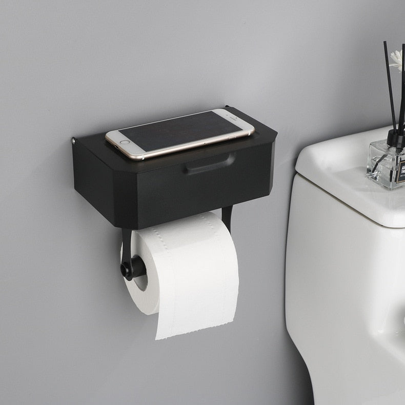 Porta Asciugamani in Acciaio Inossidabile Scatola per Carta Igienica Senza Foratura