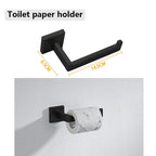 Porta carta igienica in acciaio inox da parete con ripiano accessorio