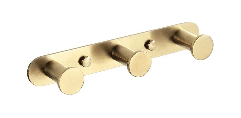 Barra per Asciugamani da Bagno in Acciaio Inossidabile a Muro con 3-8 Ganci
