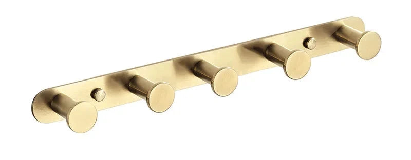 Barra per Asciugamani da Bagno in Acciaio Inossidabile a Muro con 3-8 Ganci