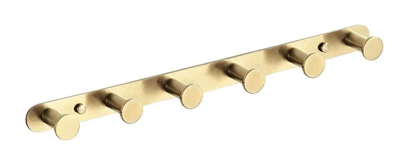 Barra per Asciugamani da Bagno in Acciaio Inossidabile a Muro con 3-8 Ganci