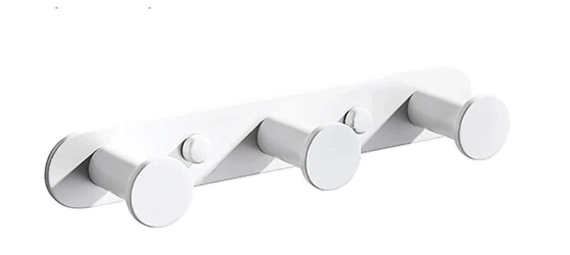 Barra per Asciugamani da Bagno in Acciaio Inossidabile a Muro con 3-8 Ganci