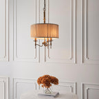 Interiors 1900 Stanford Finitura Ottone Antico Lampadario a 3 Luci