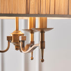Interiors 1900 Stanford Finitura Ottone Antico Lampadario a 3 Luci