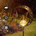 StellaGuardian Light - Luce Solare a Forma di Luna e Fata Impermeabile