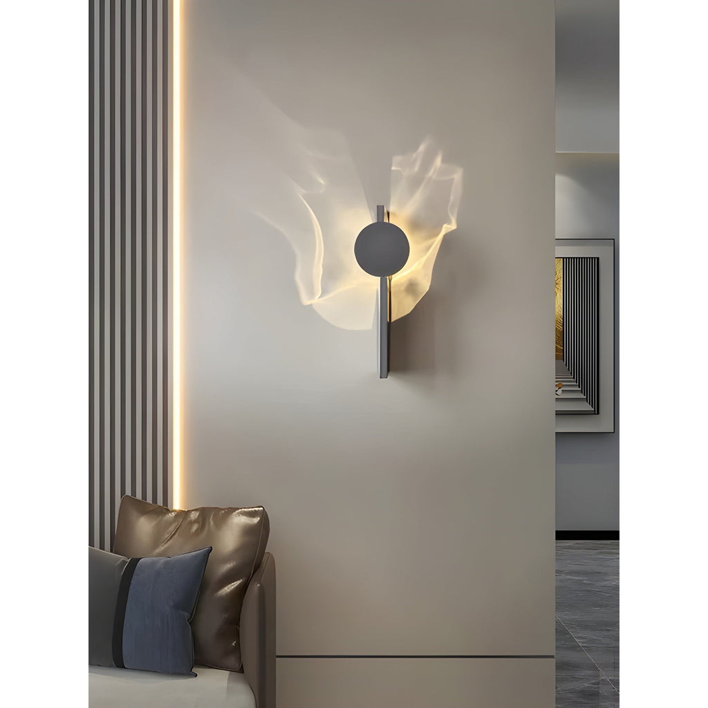 Stellar Light - Lampada da parete di lusso in acciaio inox per la casa