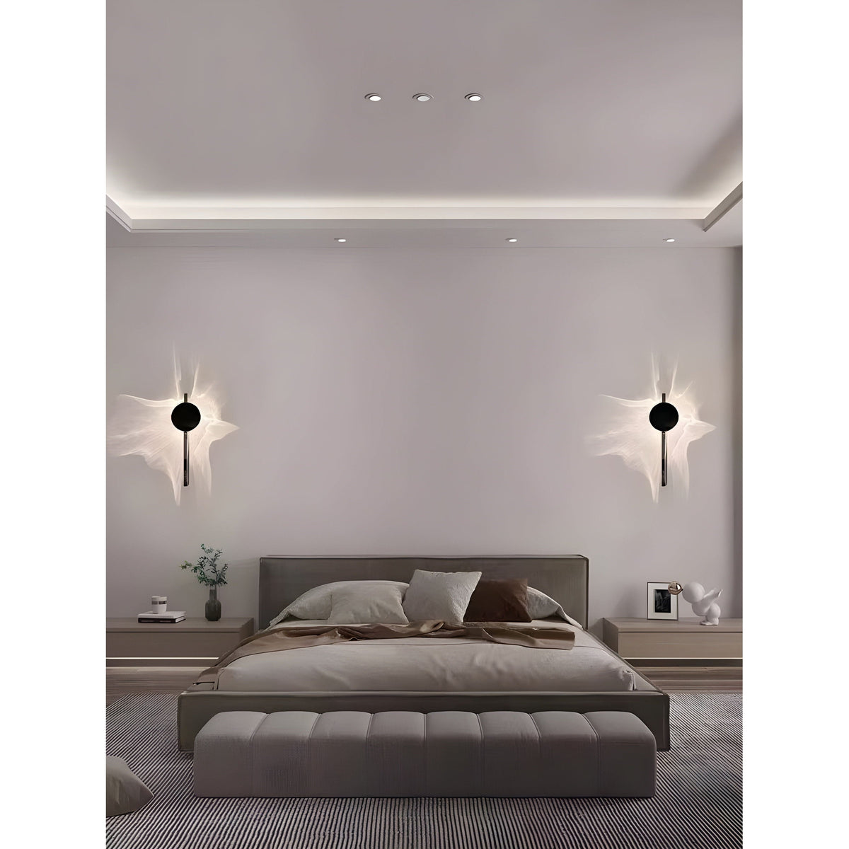 Stellar Light - Lampada da parete di lusso in acciaio inox per la casa