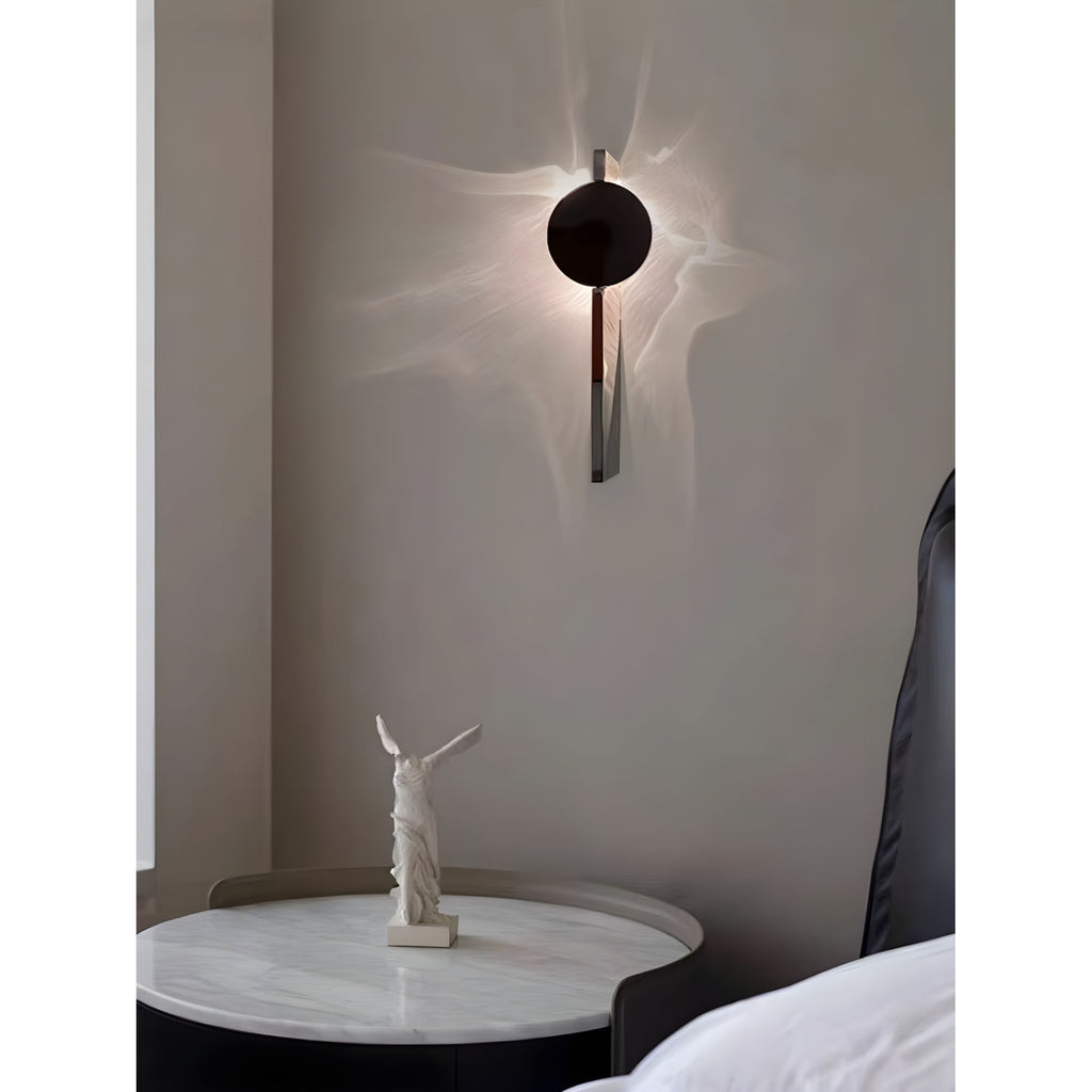 Stellar Light - Lampada da parete di lusso in acciaio inox per la casa